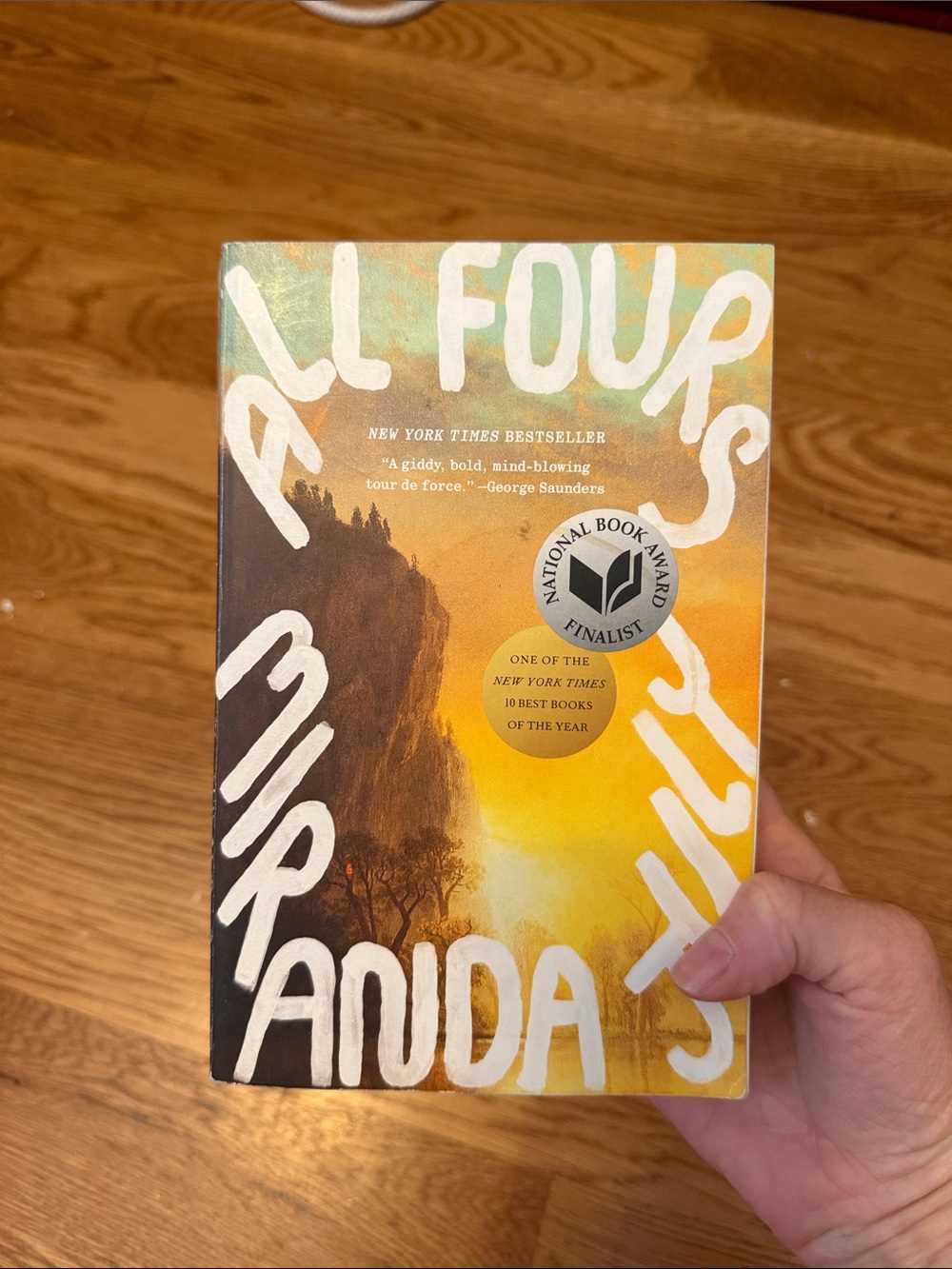 All Fours by Miranda July - paper back